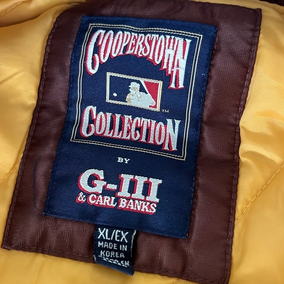 Rare Vintage San Diego PADRES MLB Cooperstown G-III Carl Banks Satin Jacket - Picture 13 of 17